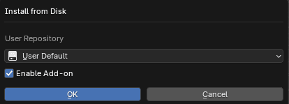Installation Popup